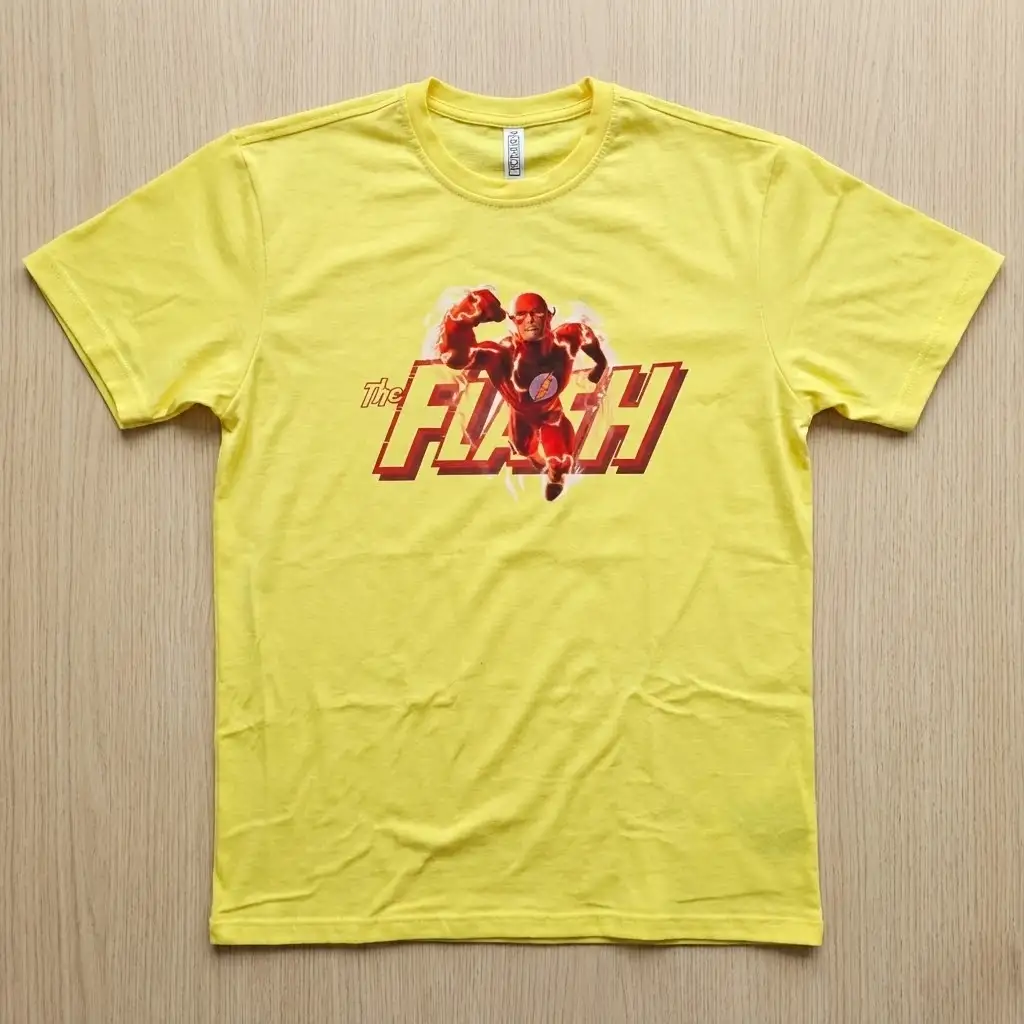 camiseta flash personalizada