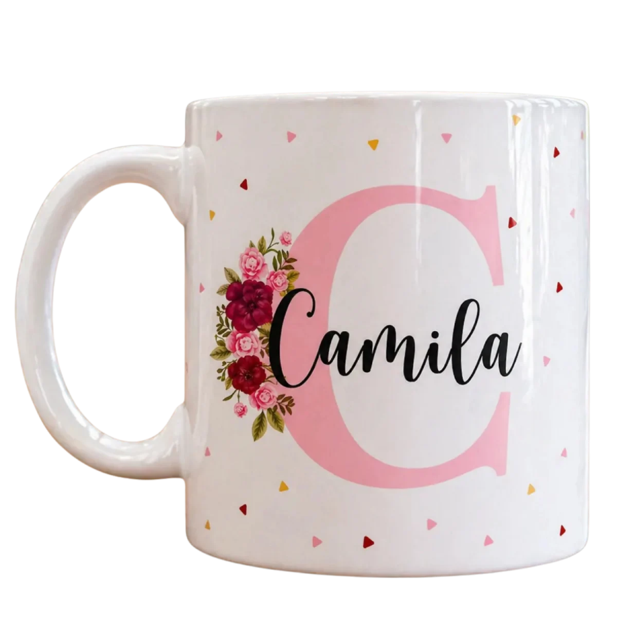 Pocillo con nombre de camila. para cumpleaños feliz