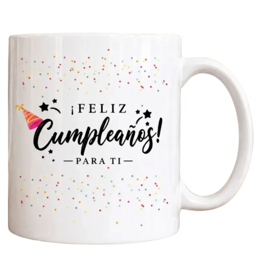 pocillo personalizado con nombre para cumpleaños