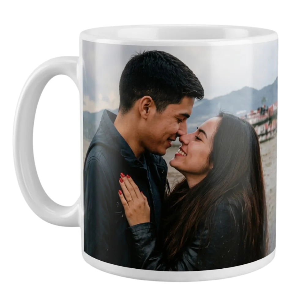 taza o pocillo personalizado en Cúcuta con fotografía de pareja