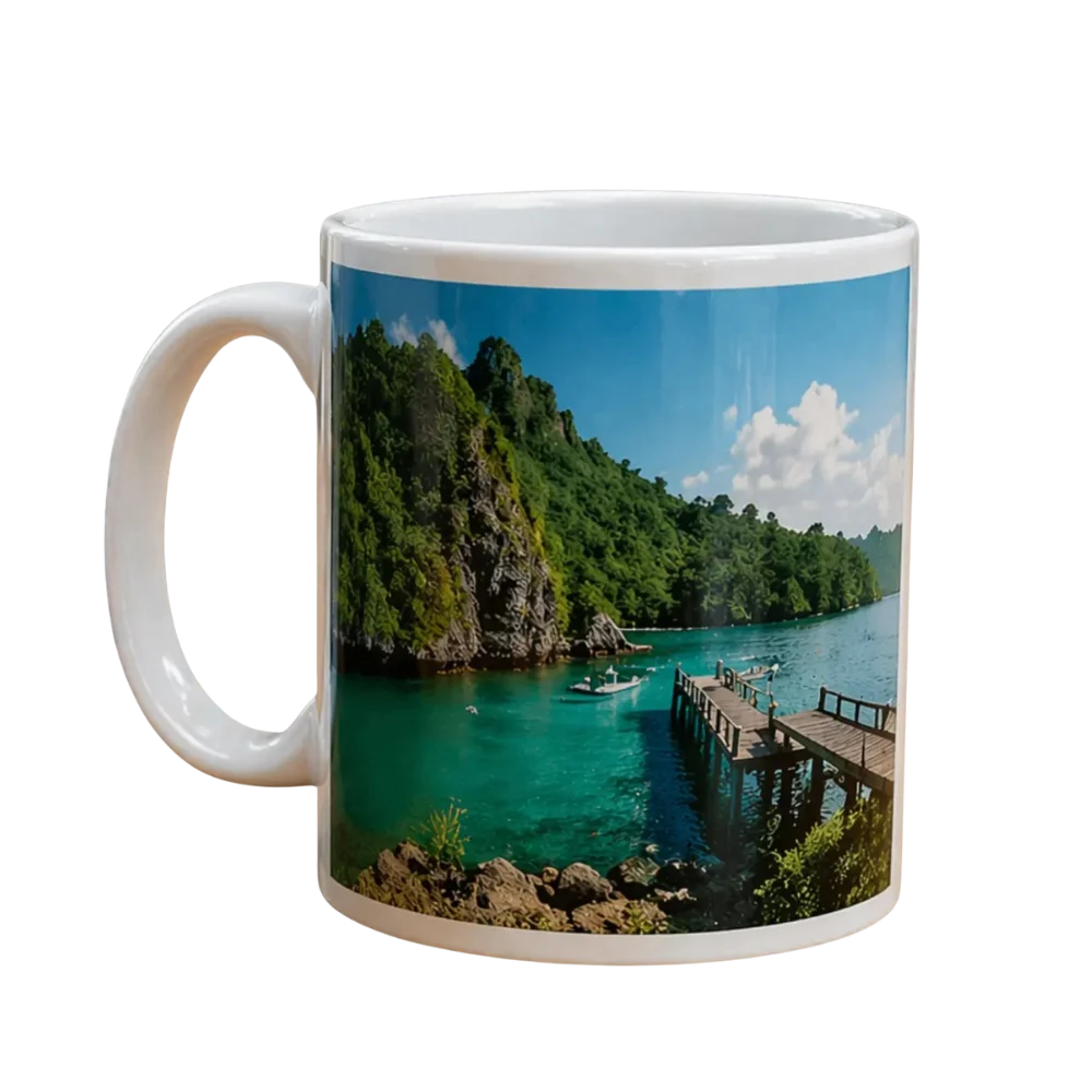 pocillo personalizado con paisajes y lugares