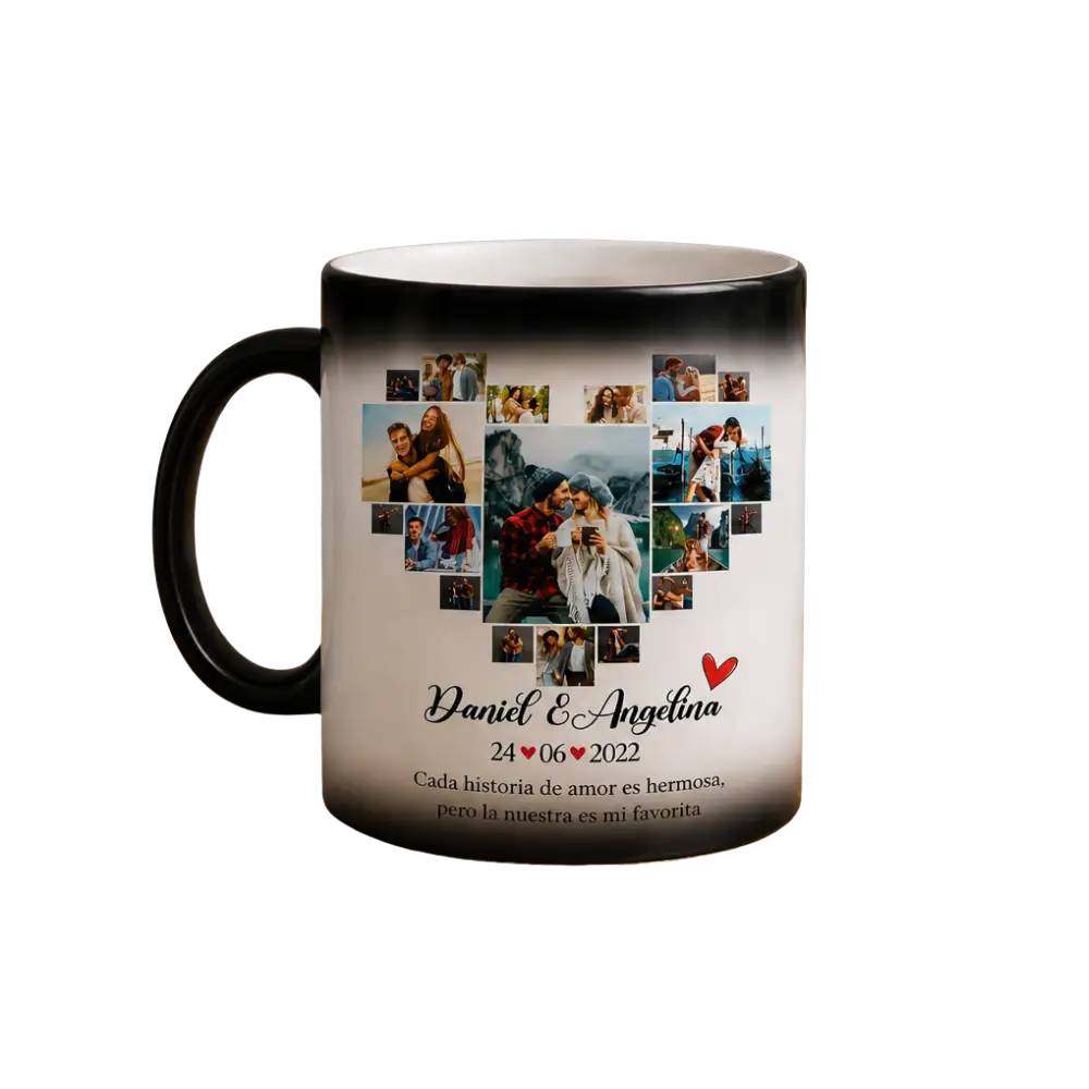 mug mágica para día de amor y amistad parejas
