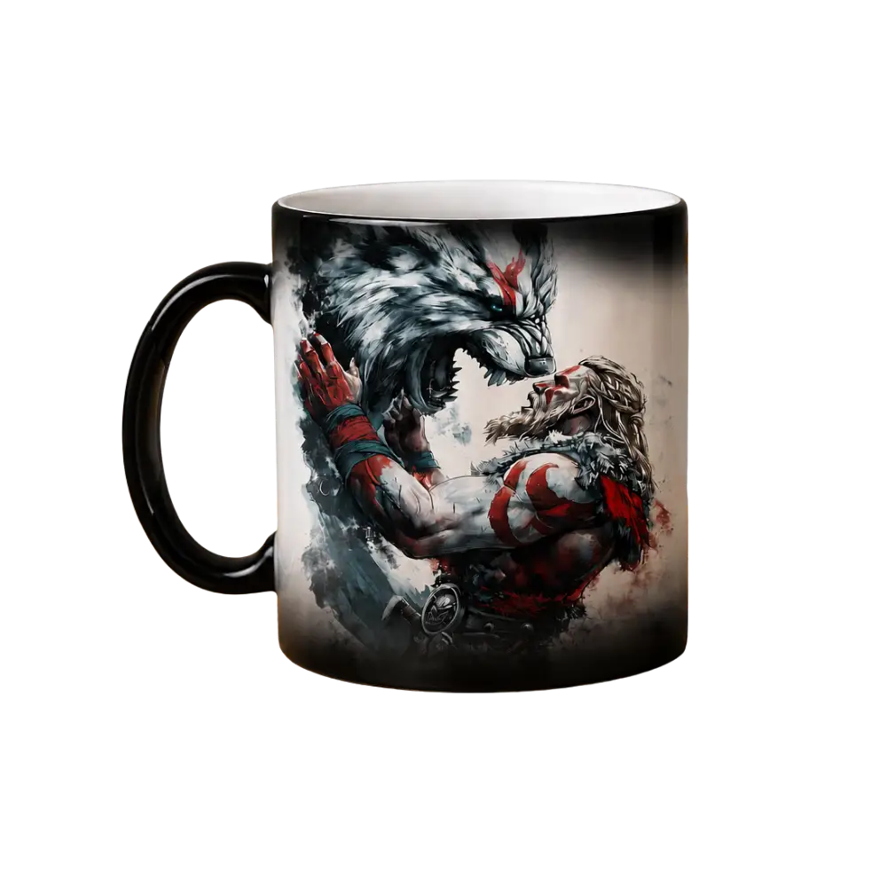 taza magica o pocillo mágico con diseño de anime
